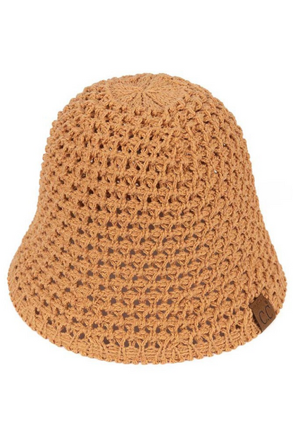 C.C Solid Knit Bucket Hat