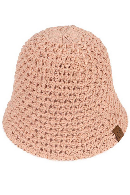 C.C Solid Knit Bucket Hat