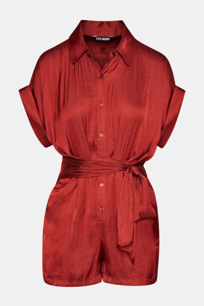Tori Romper- Burnt Orange