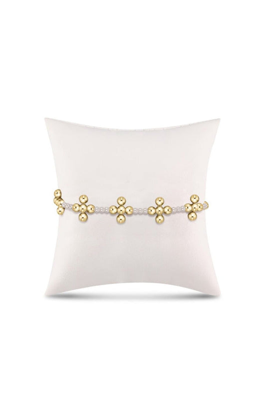 Signature Cross Sincerity 3MM Pearl Bracelet