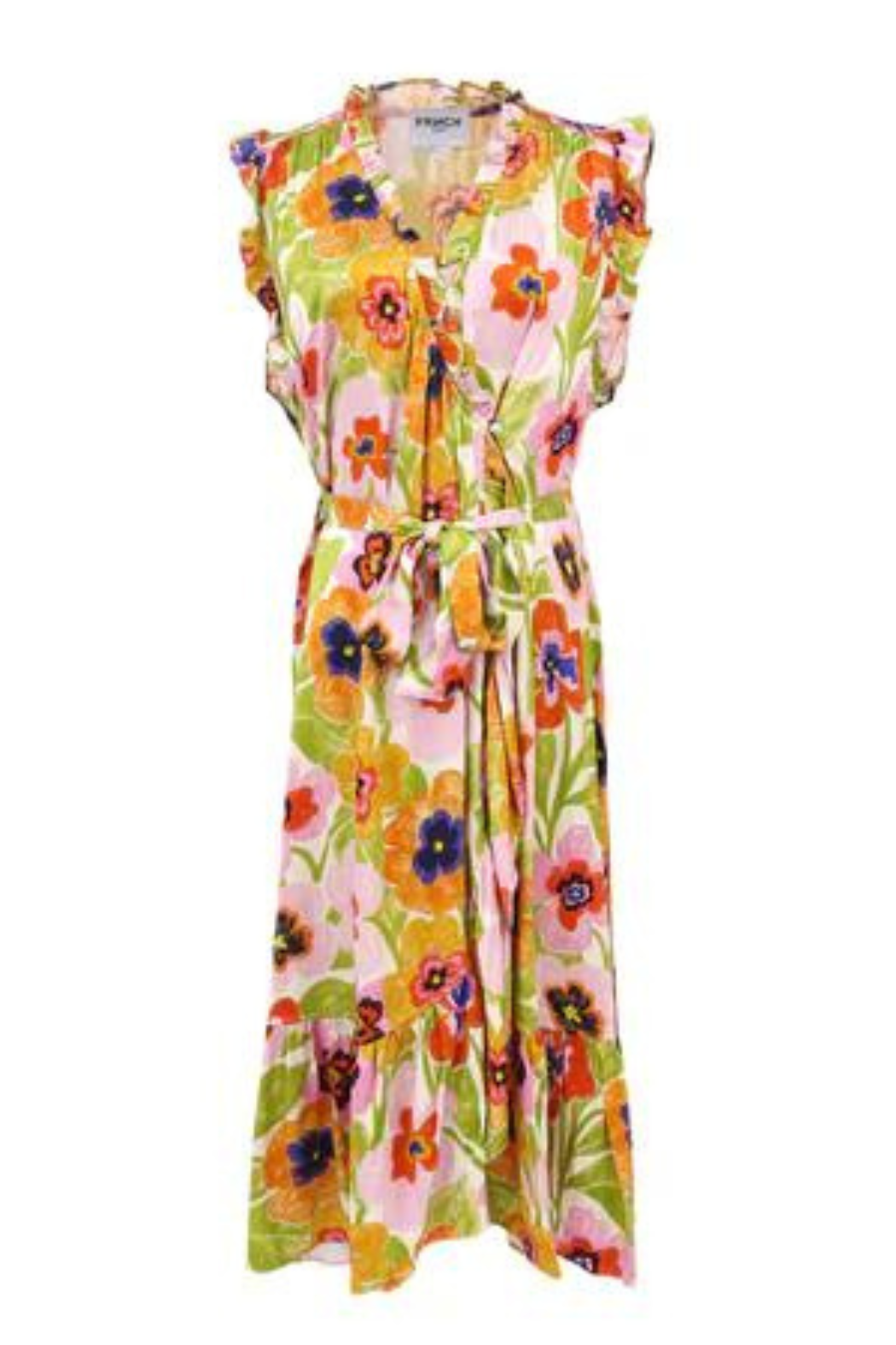 "Summer" S/L Wrap Front Dress