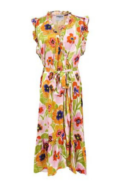 "Summer" S/L Wrap Front Dress