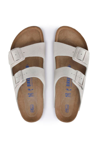 Arizona Regular Width In Modern Suede Antique White SFB