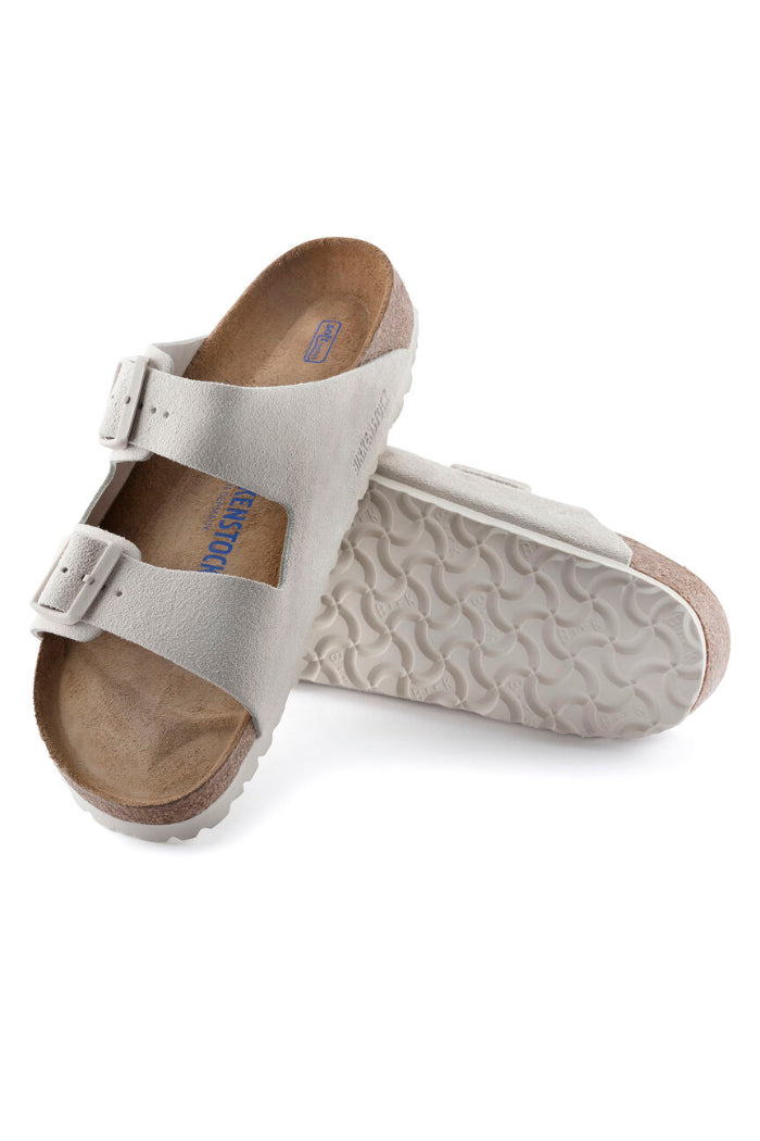 Arizona Regular Width In Modern Suede Antique White SFB