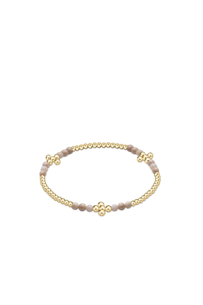 Signature Cross Gold Bliss 2.5MM Bead Bracelet