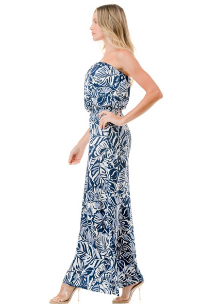 Wide Leg Jumpsuit Print