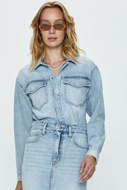 AMIRA DENIM DRESS