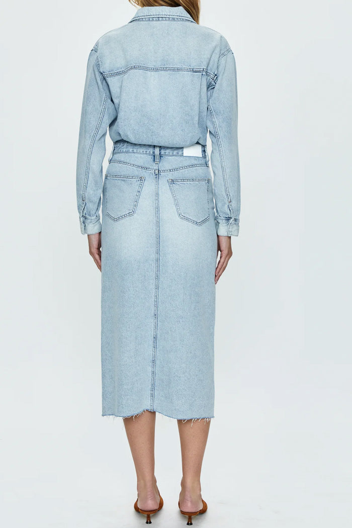 AMIRA DENIM DRESS