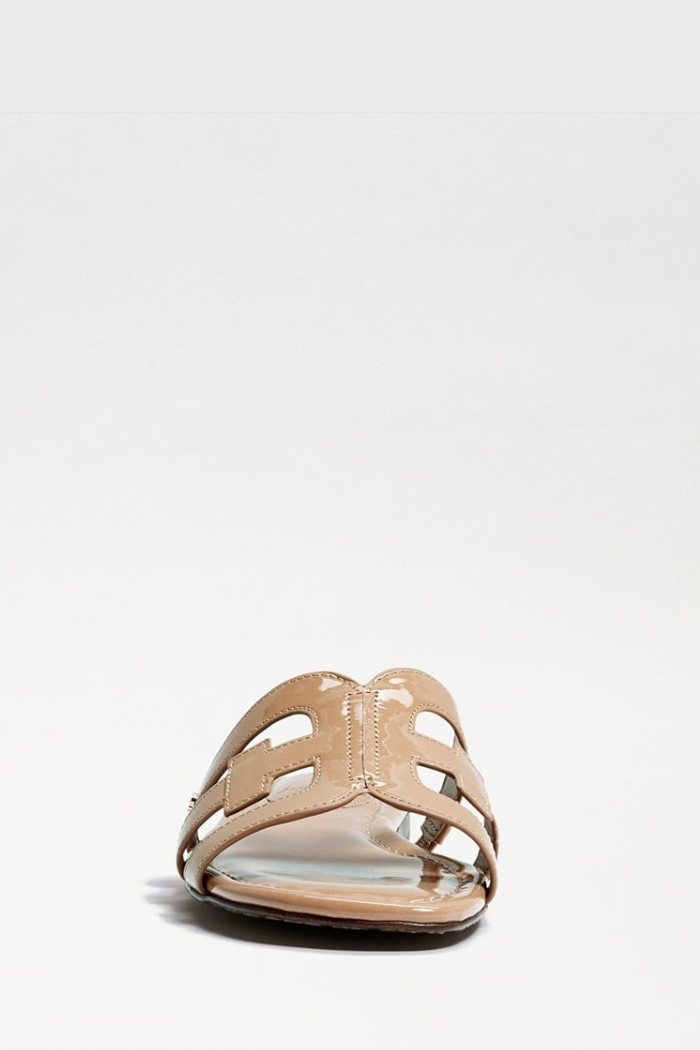 Bay Slide Sandal - Almond Patent