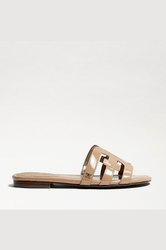 Bay Slide Sandal - Almond Patent