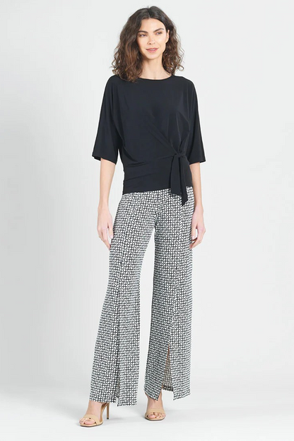 Side Tie Detailed Soft Knit Top