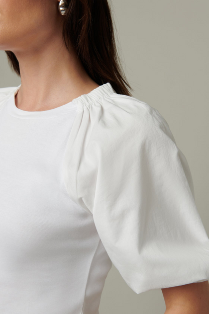 The Lila Top - Optic White