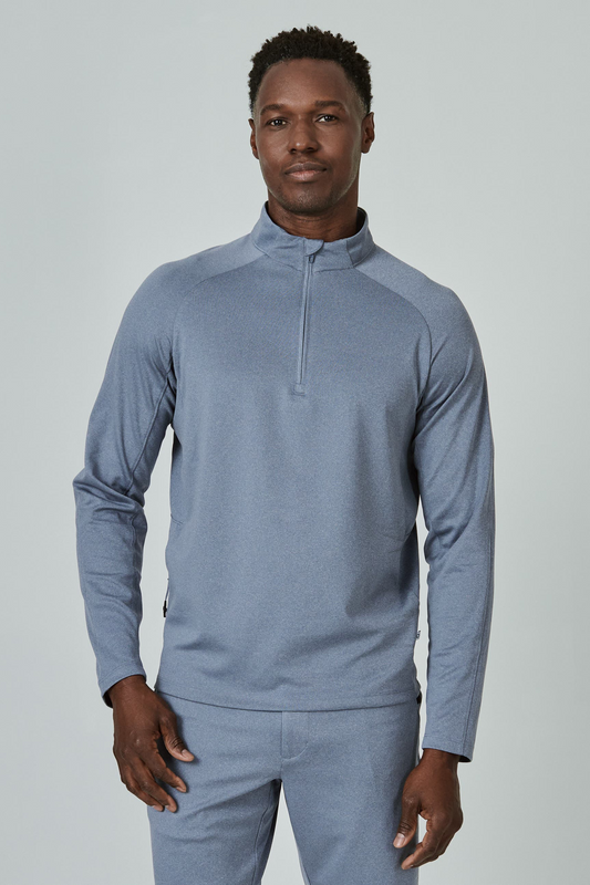 A Game Quarter Zip - Steel
