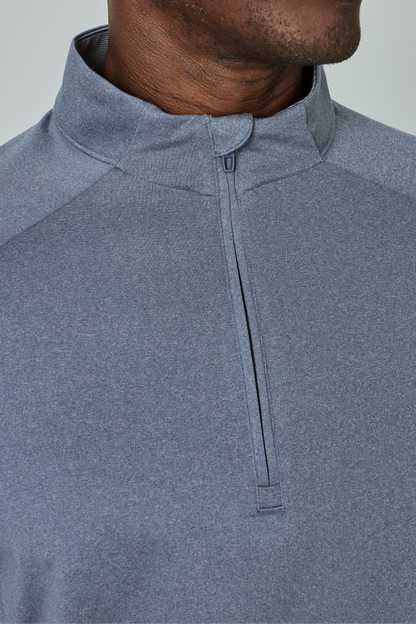 A Game Quarter Zip - Steel
