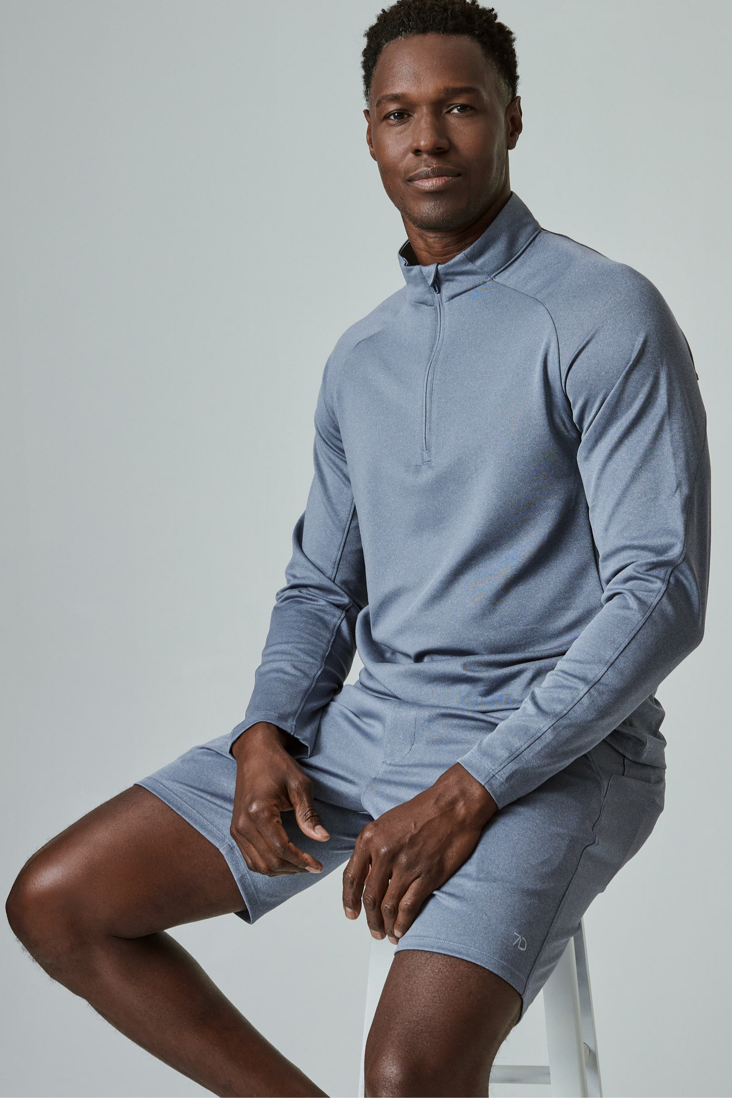 A Game Quarter Zip - Steel