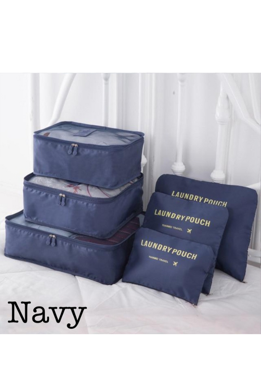 6 Piece Travel Organizer