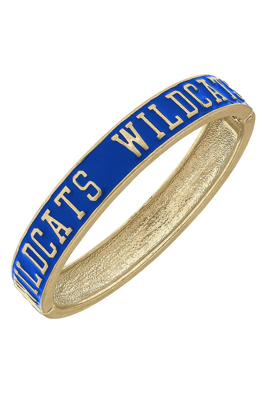 WILDCATS ENAMEL HINGED BRACLET
