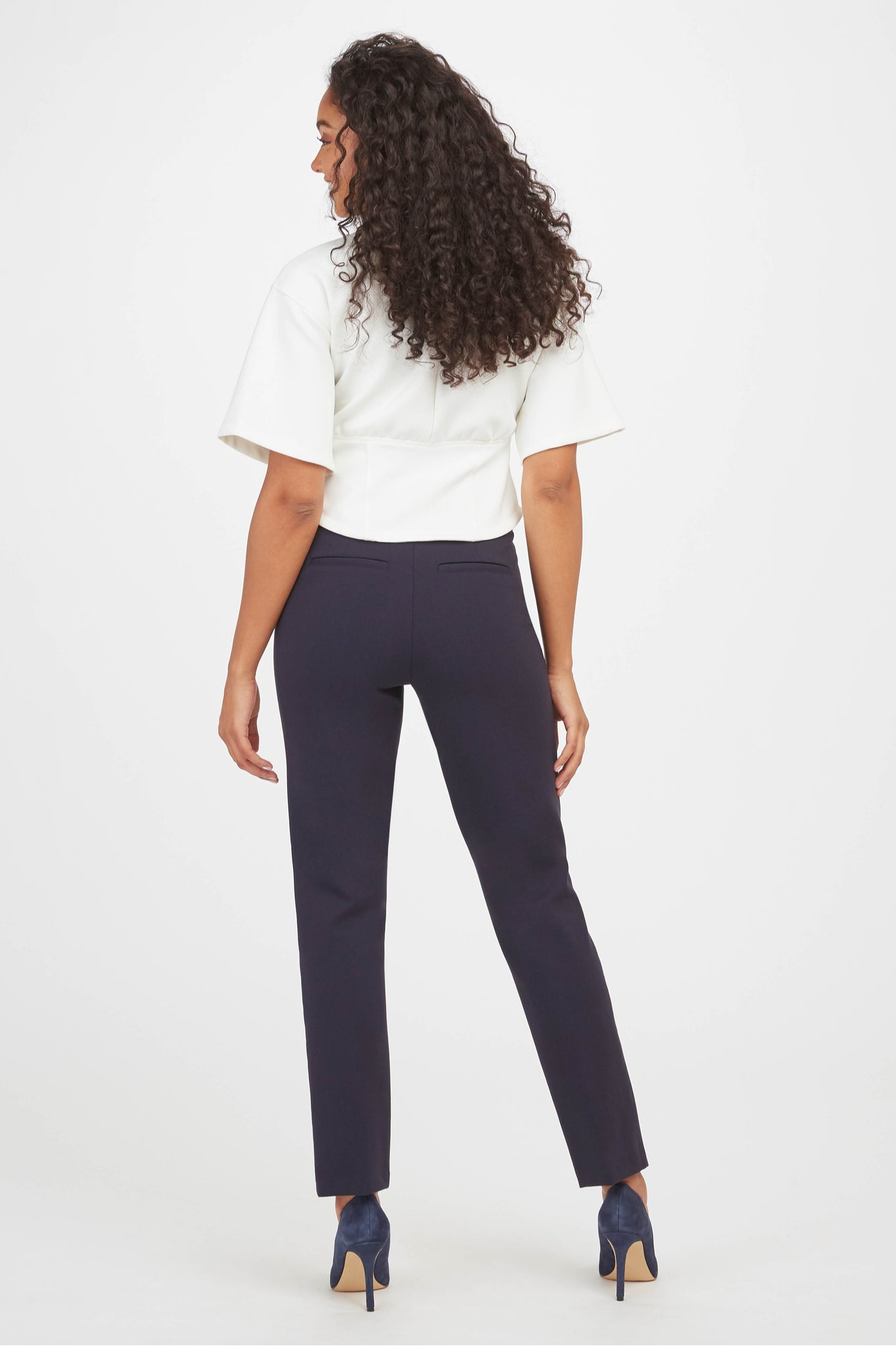The Perfect Pant - Slim Straight Leg in Ponte