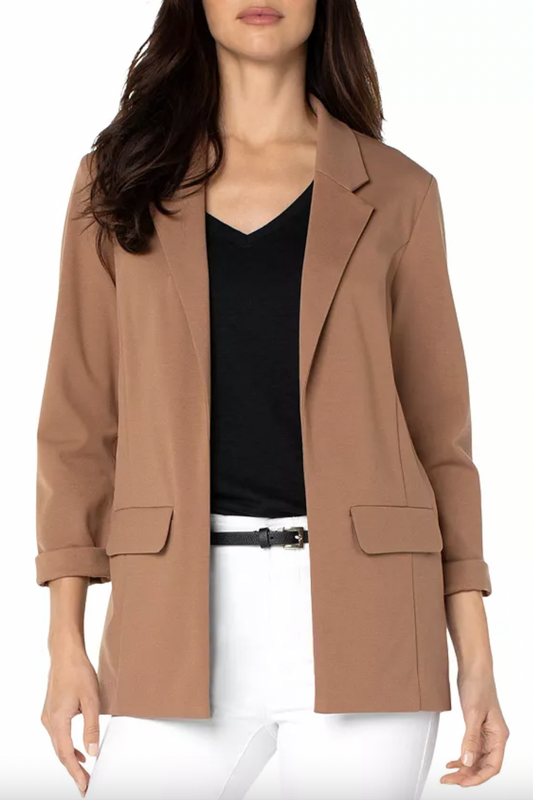Boyfriend Blazer W/ Princess Darts - Maple