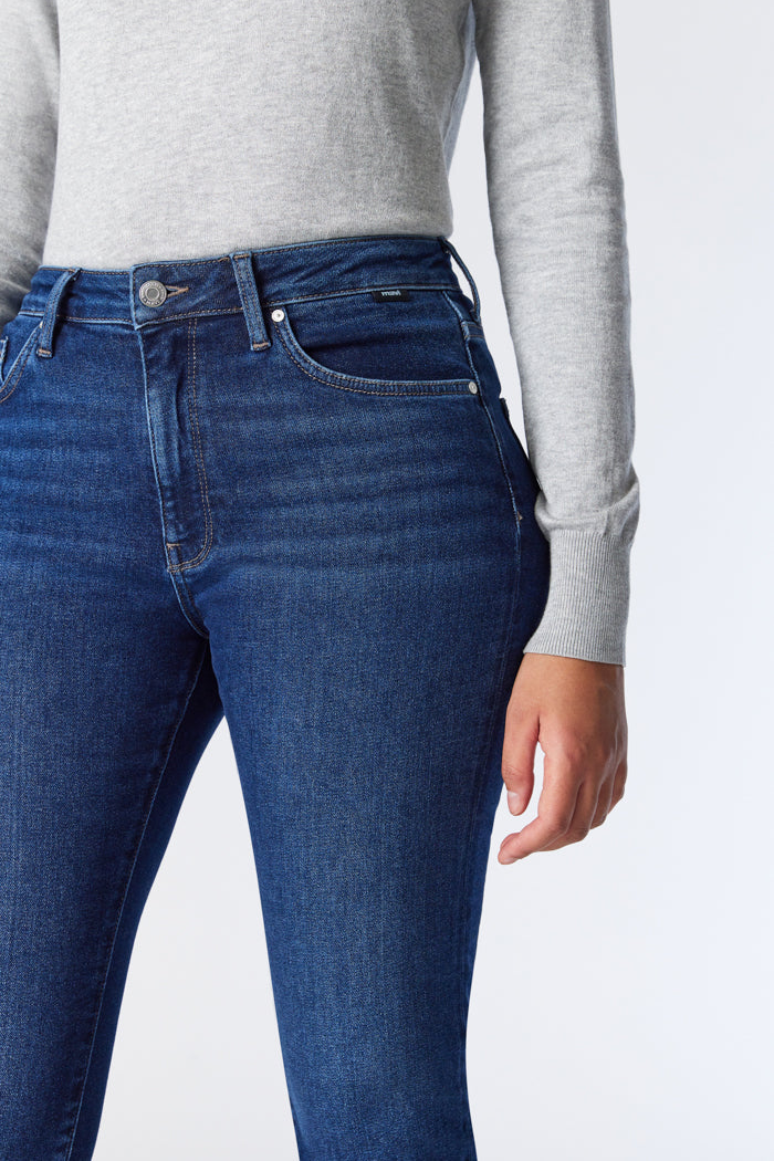 Viola Straight Leg Jeans - Dark Brushed LA Blue