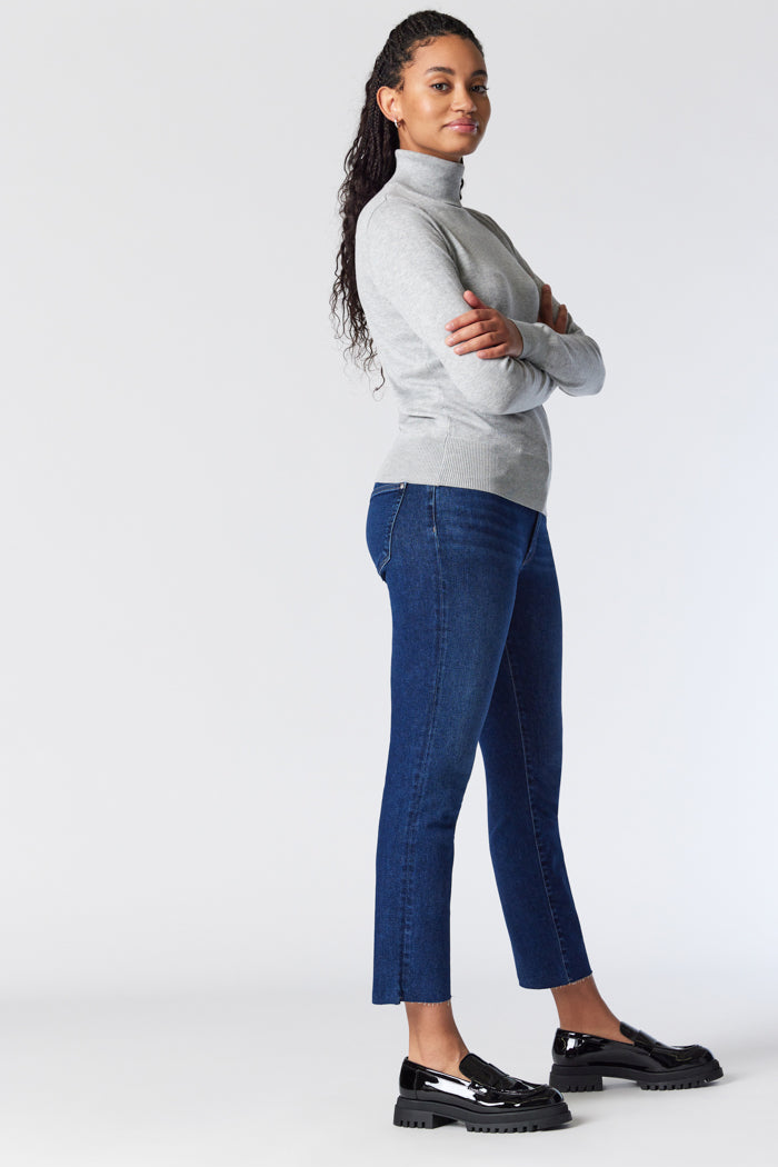 Viola Straight Leg Jeans - Dark Brushed LA Blue