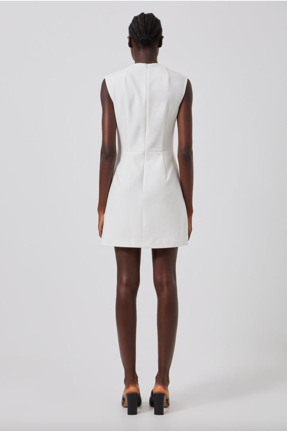 Whisper Ruth Square Neck Dress - White
