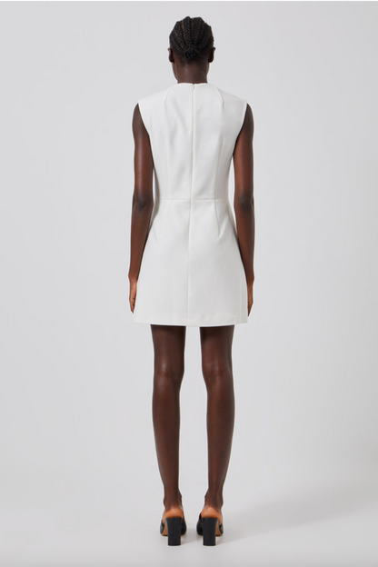 Whisper Ruth Square Neck Dress - White