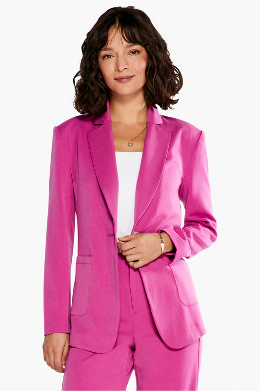 Work It Blazer- Orchid Petal