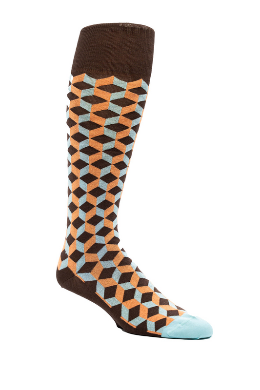 VKNAGRANI Mid Calf Sock- Brown Multi