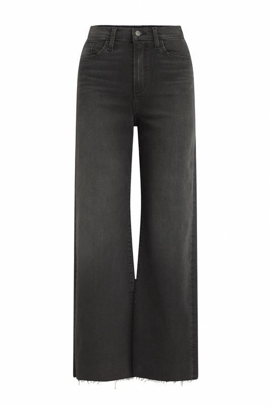 The Mia High Rise Wide Ankle W/ Cut Hem