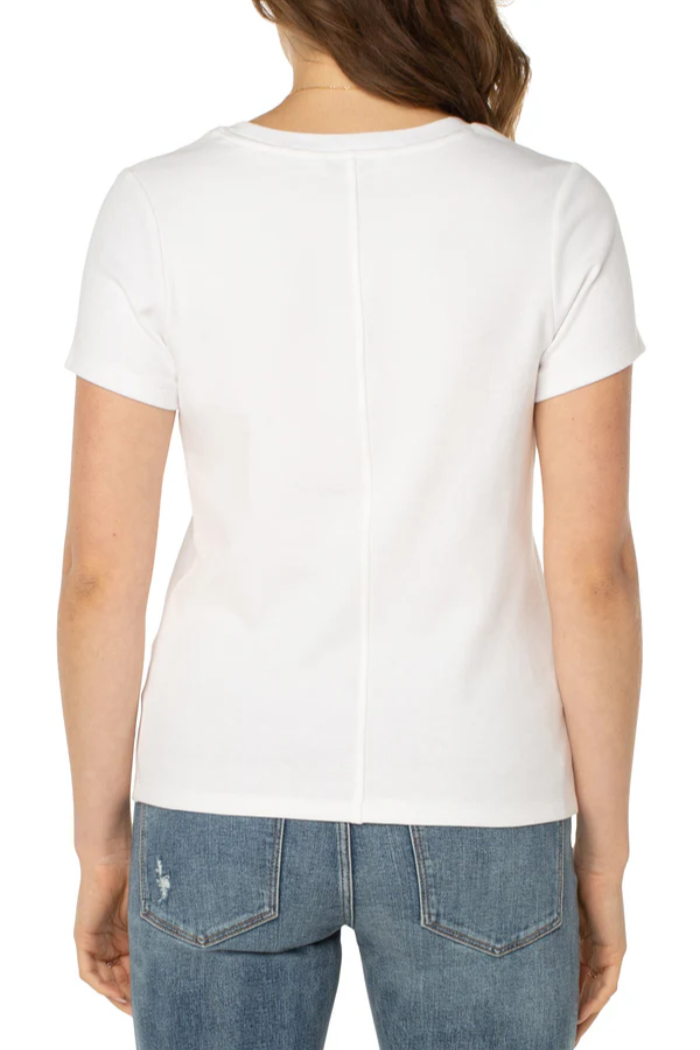 Scoop Neck Short Sleeve Tee