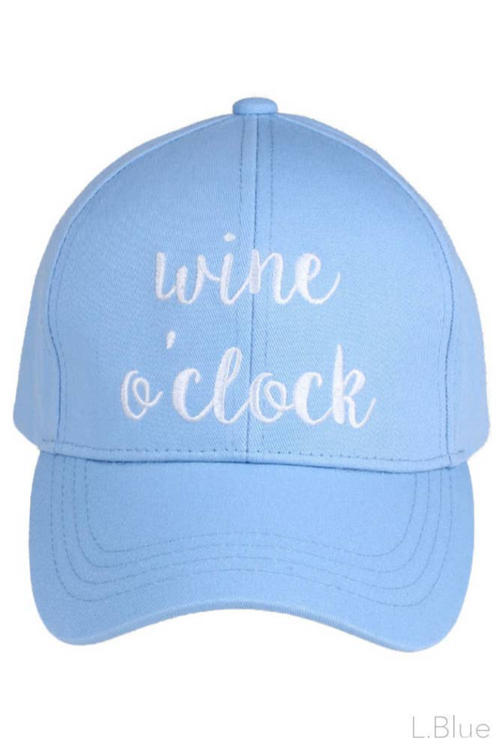 C.C Wine O'Clock Baseball Cap