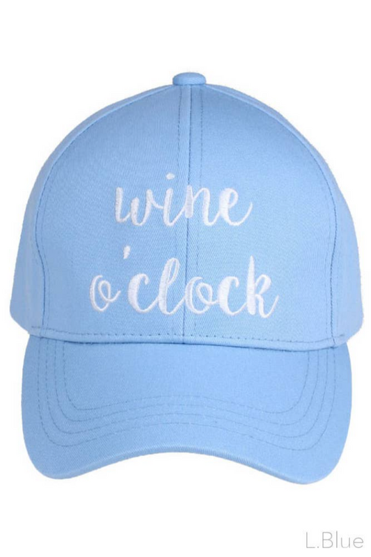C.C Wine O'Clock Baseball Cap