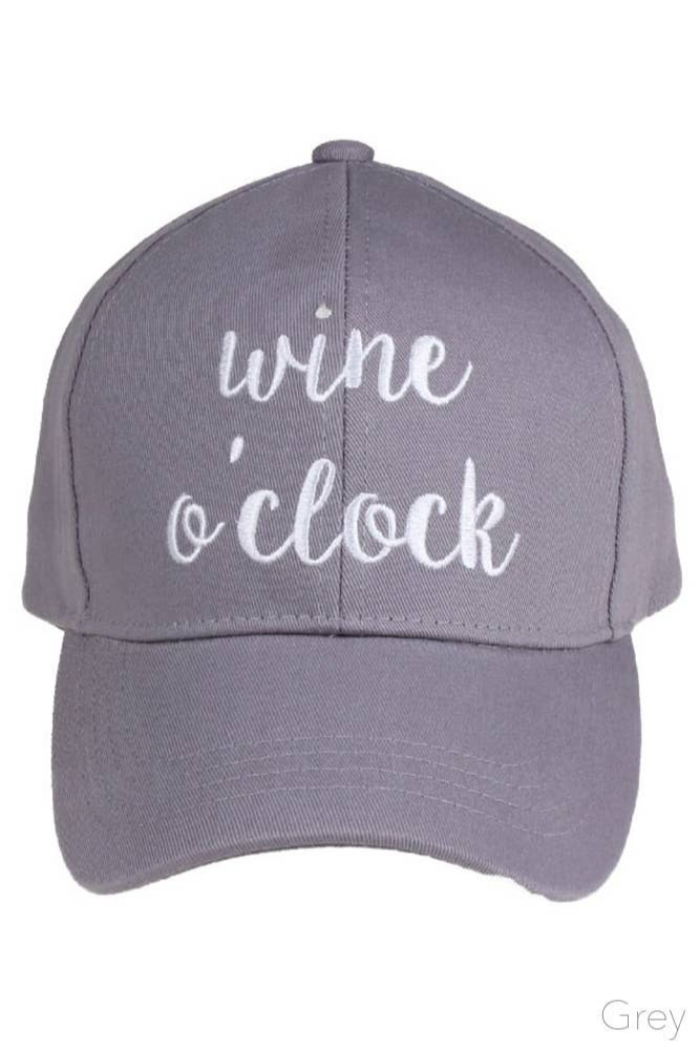 C.C Wine O'Clock Baseball Cap