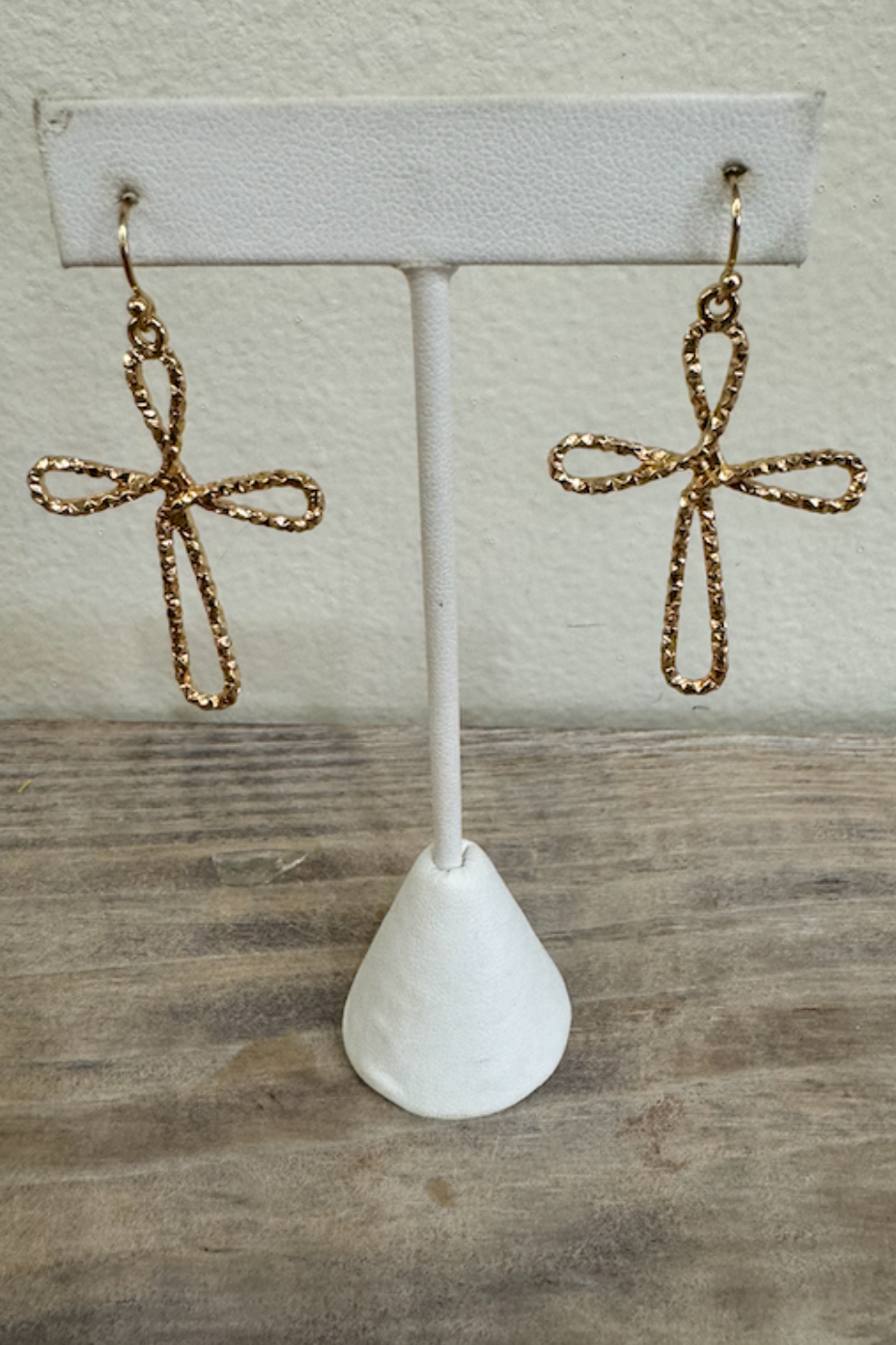 Twisted Cross Earrings