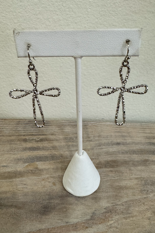 Twisted Cross Earrings