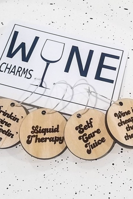 Therapy Wine Charms: Maple