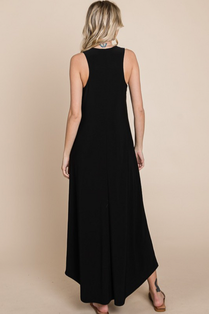 V Neck Maxi Dress