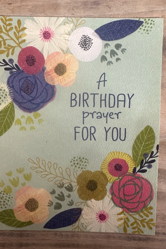 Birthday Prayer Greeting Card