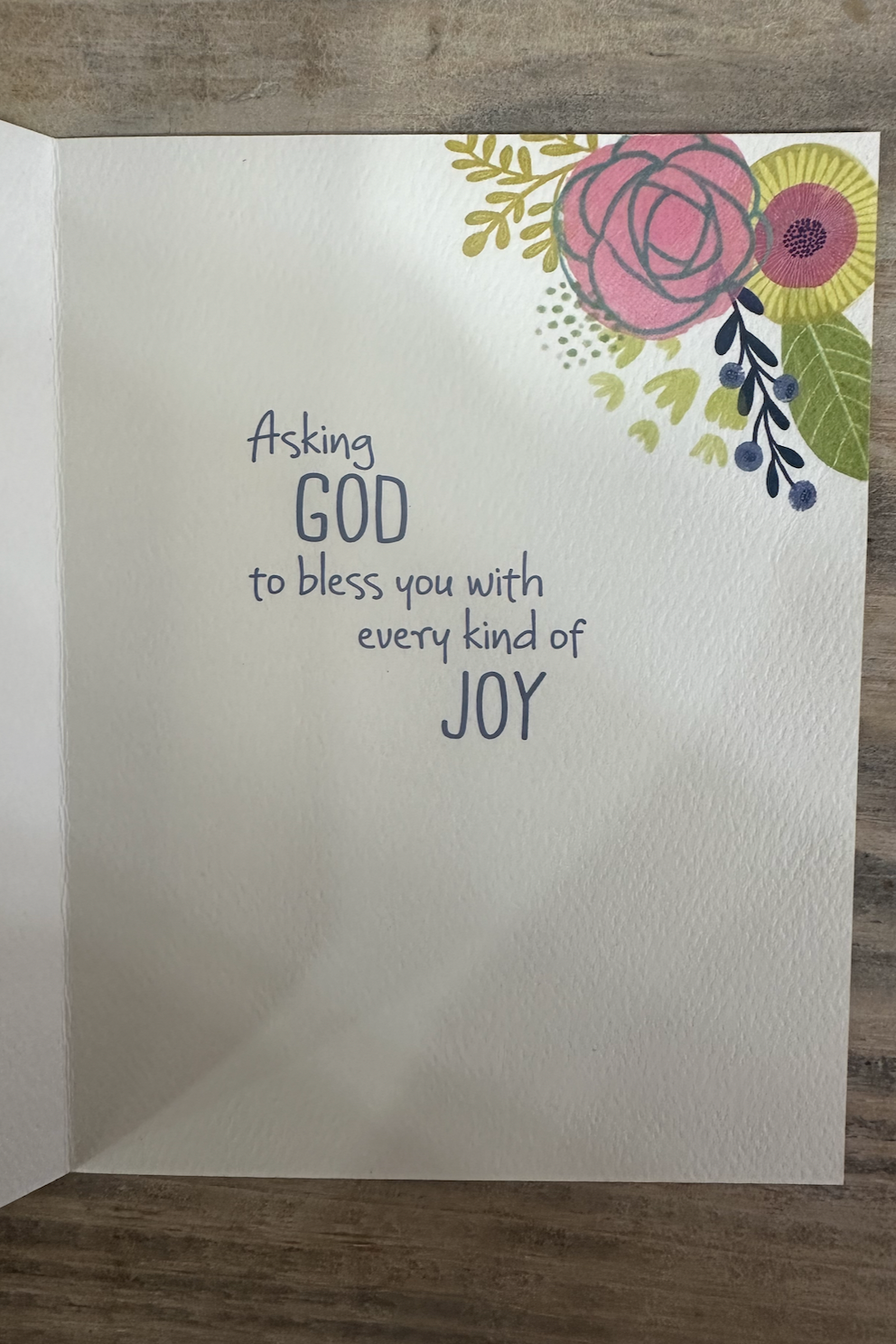 Birthday Prayer Greeting Card