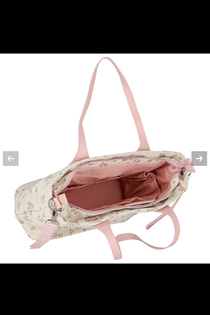 White Leopard diaper bag