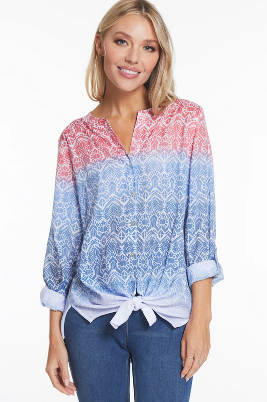 Tie Front Blouse