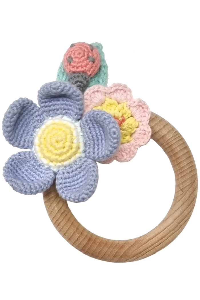 Bloom Crochet Teething Ring