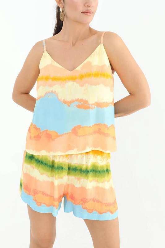 Tie Dye Elastic Short