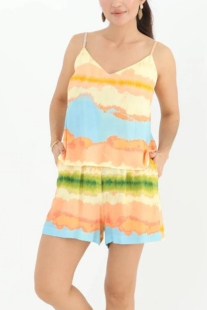 Tie Dye Elastic Short