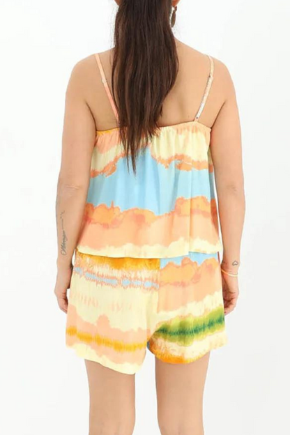 Tie Dye Elastic Short