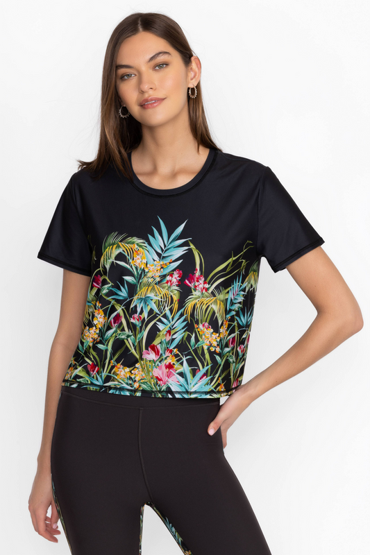 Bee Active Short Sleeve Step Hem Tee