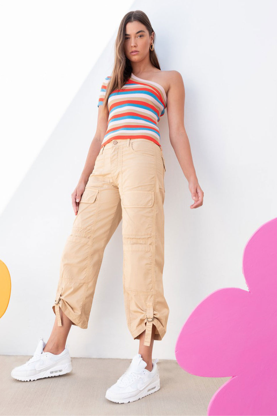 Cali Cargo Standard Rise Pant True Khaki