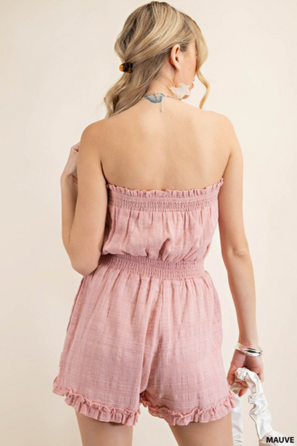 Strapless Romper