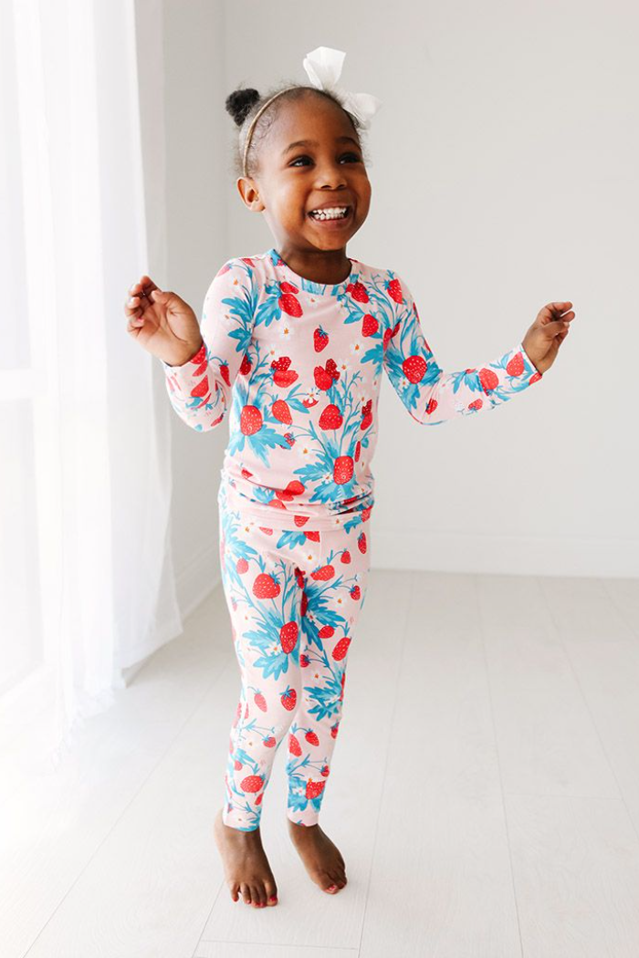 Strawberry Long Sleeve Pajama